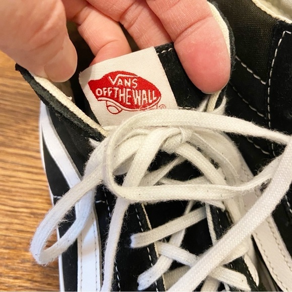 Vans | Unisex High Top Classic Black Skater Shoe Size Women’s 6.5/Men’s 5 - Picture 5 of 9